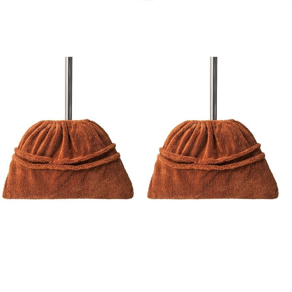 Yannianjz under $5 Lazy Broom Covers, Lazy Broom Cover Cloth, Thickened Super Absorbent Mop Replacement Cover, Microfiber Sweeping Mop Cover, Floor Cleaning Dust Mop Cover