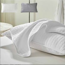 Yannianjz under $5 Quilted Pillowcases, Decorative Microfiber Standard Bed Pillow Shams, Soft Breathable Pillow Covers Comfy Soft Decorative Pillow Covers