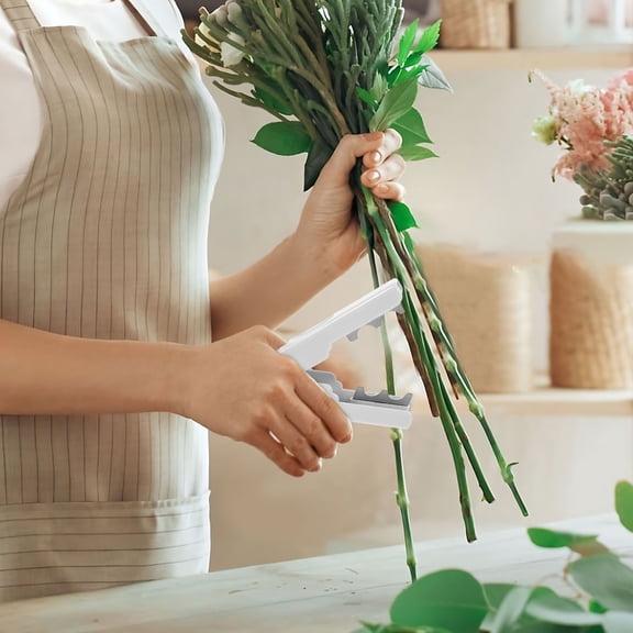 Yannianjz under $5 Rose Thorn Stripper, Rose Thorn Stripping Tool, Floral Stem Pricker Remover, Gardening Thorn Removal Pliers, Dried Leaf Cleaning Tool, Set of 2 Florist Craft Tools