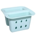 thumbnail image 1 of Yannianjz under $5 Sink Caddy, Saddle Style Sink Hanging Basket, Kitchen Faucet Sponge Soap Holder, Over Sink Drainer Drying Rack, Countertop Utensil Storage Caddy, 1 of 1