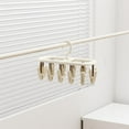 thumbnail image 1 of Yannianjz under $5 Socks Drying Rack, Sock Drying Rack,Multi Clip Laundry Hanger,Foldable Clothes Drying Rack,Small Item Dryer,Underwear Glove Organizer,Space Saving Dorm Hanger, 1 of 6