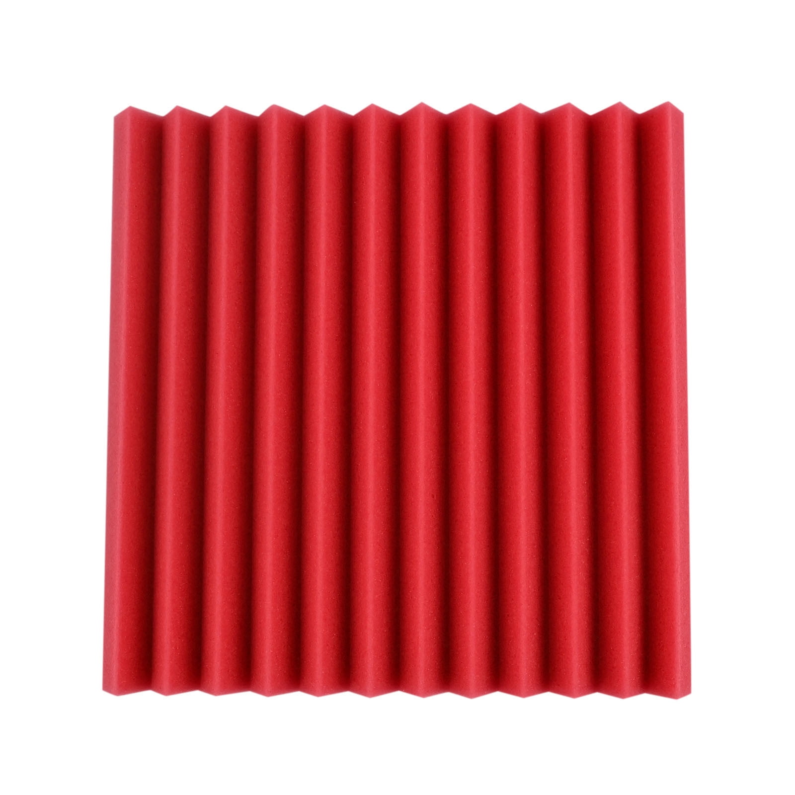 Yannianjz Acoustic Foam Sound Absorption Panels, Noise Reducing High Density Polyester Fiber, 12 Pcs Soundproof Sponge Wedges for KTV, Piano Room, Home Studio