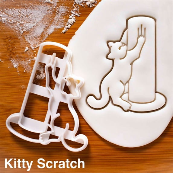 Yannianjz Easter Bunny Cookie Cutter, 3D DIY Baking for Holiday Treats, Bunny Shaped Cookie Cutter for Easter Cookies, Plastic Baking Tool forKidsand Family, Easter Party Supplies