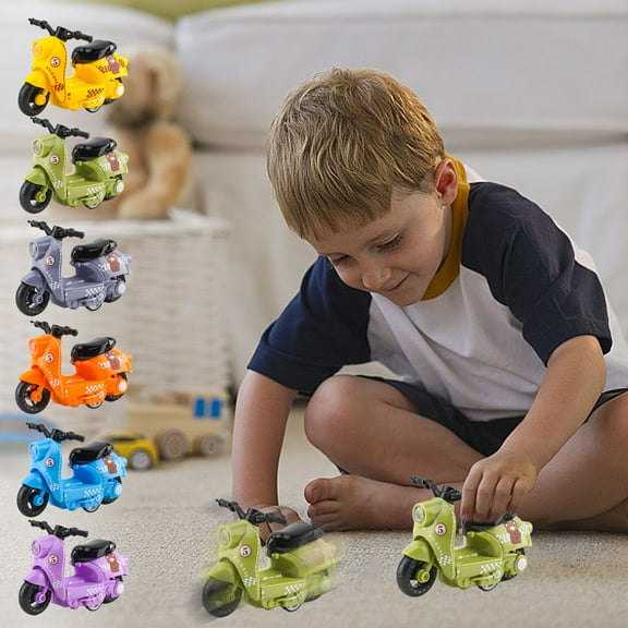 Yannianjz Kids Toys under $5 Scooter Toy Motorcycle, Pull Back Motorcycle Toy, Motorcycle Model for Boys,Pull Back Motorcycle Toys Gift for Boy Girl