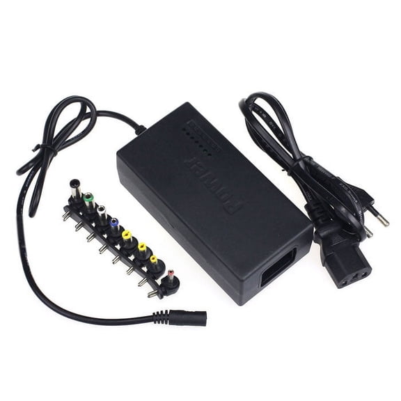 Yannianjz Laptop Charger Adapter, Universal Adjustable Voltage 100W Power Supply, AC to DC Notebook Charger with Interchangeable Tips for , ThinkPad, Laptops