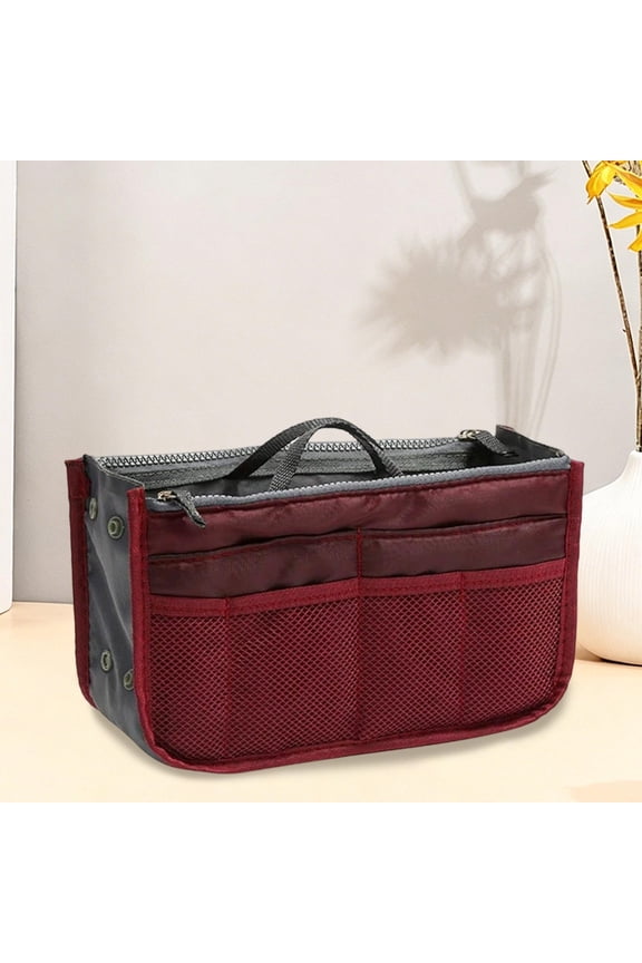 Multifunctional Liner Bag For Travel, Double Zip Large Capacity Organizer, Polyester Packing Cube, Luggage Organizer Insert, Use for Suitcase Backpack Handbag