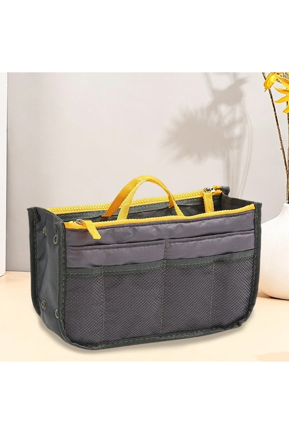 Multifunctional Liner Bag For Travel, Double Zip Large Capacity Organizer, Polyester Packing Cube, Luggage Organizer Insert, Use for Suitcase Backpack Handbag
