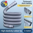 thumbnail image 1 of Yannianjz RV Sewer Hose Kit, Expandable Flexible Leakproof Sewer Hose, Adjustable Adapter RV Sewer Pipe, RV Motorhome Trailer Waste Water Drainage, Heavy Duty PVC Sewer Hose for Camper and Travel, 1 of 2