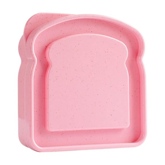 Yannianjz Sandwich Storage Container, Portable Lunch Box for Bread Toast, Bento Box for Go Meal Hot Rice,Adult Lunch Container for Office Picnic Travel