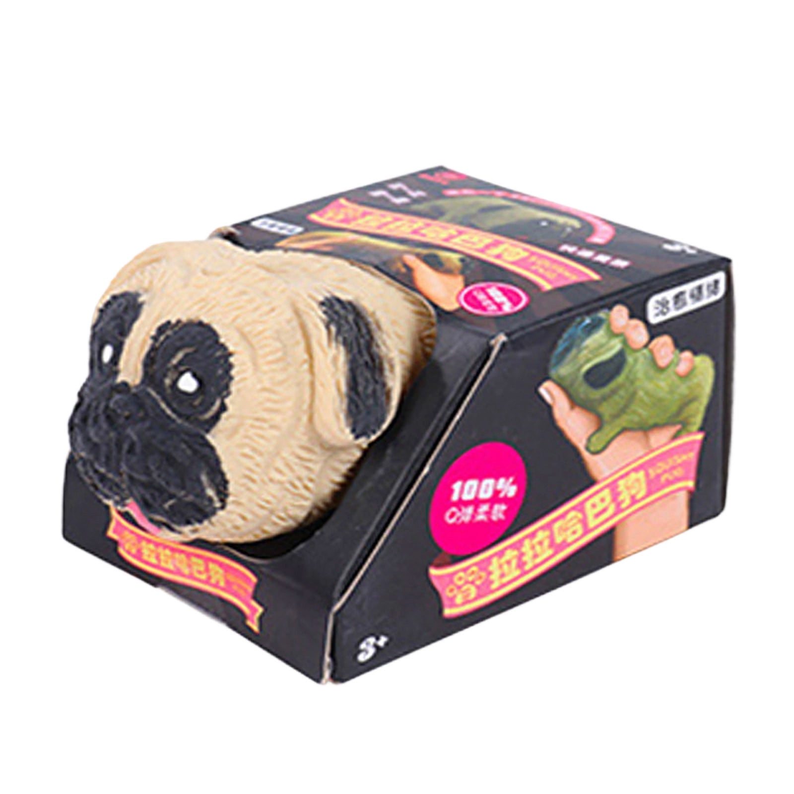 Yannianjz Sensory Party Favors for Adults Stress Balls, Squeeze FidgetToys, Cute Pug Corgi Pig Plush DogToysfor Anxiety Relief, Office, Classroom