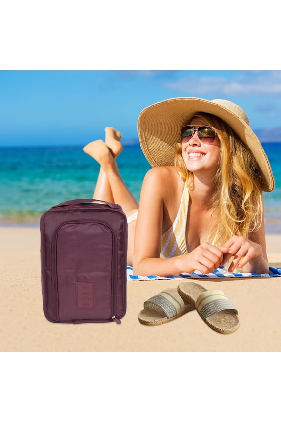 Shoe Storage Bag, Portable Travel Shoe Organizer, Foldable Clothes Carrying Case, Multifunctional Storage Box for Suitcase, Handheld Bag for Business Trip