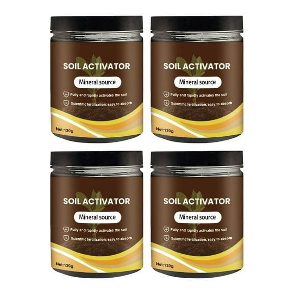 Yannianjz Soil Activator, Strong Rooting Fertilizer Enhancer and Growth Promoter, 120g Plant Nutrient Booster for Improved Germination and Soil Remediation