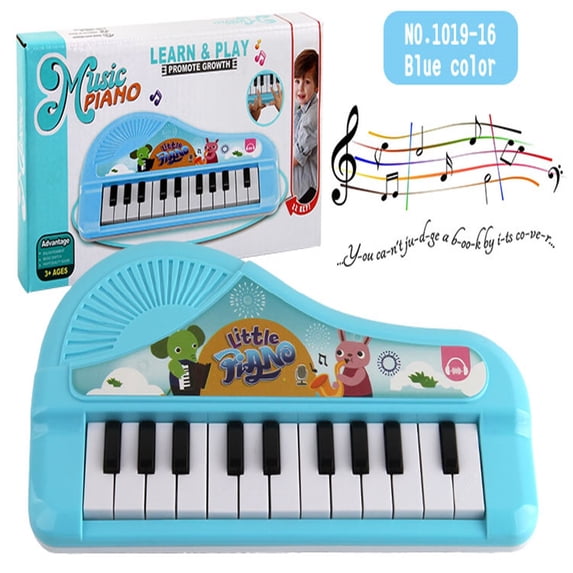 Yannianjz Toys Under $5, KidsPiano Keyboard, 22 Key Mini MusicalToy, Electronic Piano for Little One, Little One Music Instrument for BoysGirls18 Month