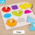 thumbnail image 1 of Yannianjz Toys Under $5, Wooden Number Letter Puzzle,KidsEducational Matching Grasp BoardToy, Montessori Early Learning Puzzles for Little One, 1 of 3