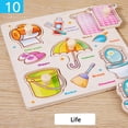 thumbnail image 1 of Yannianjz Toys Under $5, Wooden Number Letter Puzzle,KidsEducational Matching Grasp BoardToy, Montessori Early Learning Puzzles for Little One, 1 of 3