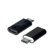 Yannianjz USB C to Micro USB Adapter, Type C Male to USB 2.0 Female Converter, OTG Data Sync Charging Cable Connector for S7 S6, Android Phones and Tablets, Fast Charging Data Transfer