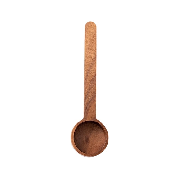 Yannianjz Walnut Coffee Beans Spoon, Solid Wood Measuring Scoop, Natural Food Grade Coffee Spoon for Coffee Beans, Milk Powder, Tea