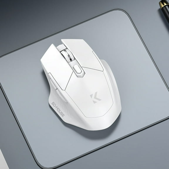 Yannianjz Wireless Gaming Mouse, Bluetooth 2.4G Dual Mode Silent Operation, Type-C Fast Charging Ergonomic Computer Mouse for Office Work, Home Use, Laptop