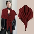 thumbnail image 1 of Yannianjz under $5 Shawl Wraps For Women, Womens Cross Front Poncho Sweater Wrap Topper Elegant Shawls Cape for Fall Winter, 1 of 9