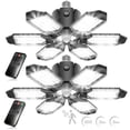 thumbnail image 1 of Yannovus Motion Sensor Garage Light, 20000LM 200W Garage Lights Ceiling Led Motion Activated,Motion Light Indoor with Dusk to Dawn, E26/E27 Screw in Shop Light for Basement Barn Attic Warehouse, 1 of 10