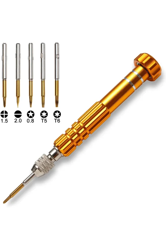 Yanpls Small Screwdriver Watch Glasses Mini Set, Micro Precision Tiny Screwdrive