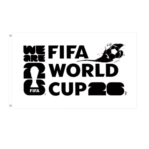 Yanxiao 2026 World Cup Cheering Flags, 3x5 Ft Soccer Game Celebration Fan Flag, Durable Polyester Double Sided Print Flag for Soccer Fans Viewing Party Outdoor Home Decor Gift
