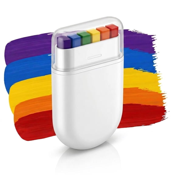 Yanxiao 2026 World Cup Face Paint, World Cup Themed Accessories, 6 Color Rainbow Face and Body Makeup Stick, Perfect International Competition, Halloween and World Cup Soccer Party Supplies