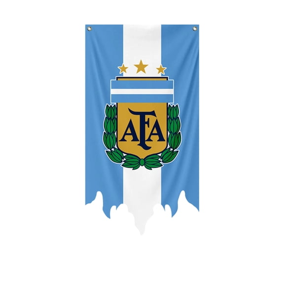 Yanxiao 2026 World Football Cup National Team Flags, 51.2" Soccer Game Argentina Cheering Fan Flags Banner Decor, World Cup Decor for Stadium Events Fans Game Day Outdoor Decor