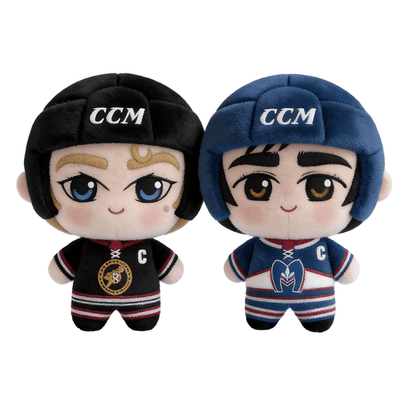 Yanxiao 2PCS Heated Rivalry Stuffed Animals, 4" Heated Rivalry TV Cartoon Characters Rozanov&Hollander Stuffed Toys, Heated Rivalry Merch Hockey Players Plush Toys for Heated Rivalry Series TV Fans