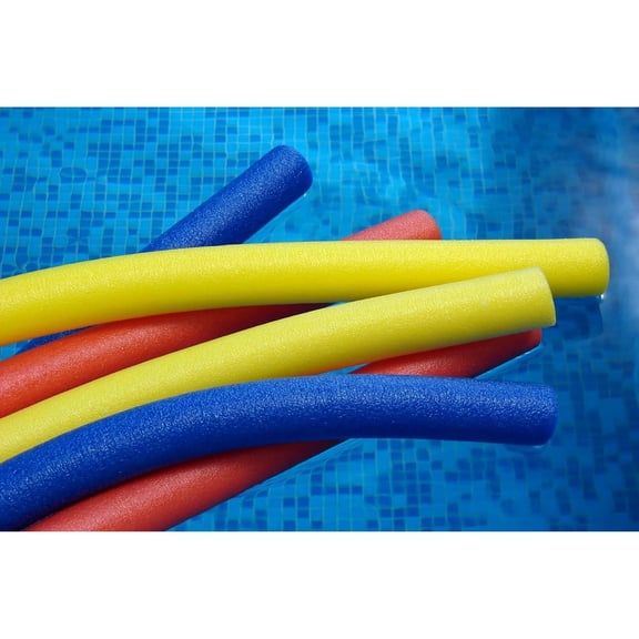 Yanxiao 5 Packs Colorful Foam Pool Swimming Noodle, Flexible Buoyant Swimming Pool Sticks for Water Aerobics, Floating, Games & DIY, for Kids & Adults