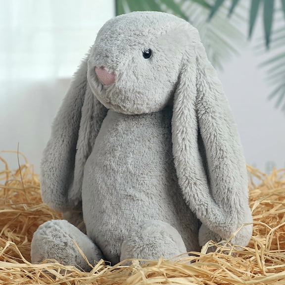 Yanxiao Easter Bunny Plush Toys, 10" Easter Stuffed Animals Bunny, Spring and Easter Decorations, Easter Long Ear Rabbit Plush Toys Gifts for Kids, Boys, Girls