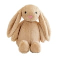 thumbnail image 1 of Yanxiao Easter Bunny Plush Toys, 11" Brown Cute Big-Eared Bunny Doll Stufferd Animal Toys, Soft Rabbit Gift Easter Basket Stuffers Toys, Easter Party Favors Gift for Girls Boys kids and Adults, 1 of 5