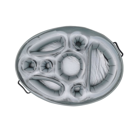 Luyimi Inflatable Pool Bar Floating Pool Table, Leak-Proof Inflatable Pool Bar, Stable Pool Drink Floats, Floating Card Table for Pool, Floating Pool Table for Adults & Outdoor Water Activities