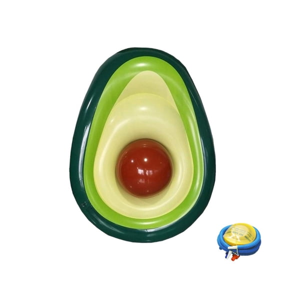 Deepigc Inflatable Pool Floats, Inflatable Avocado-shaped Floating Pad, Ideal for Summer Pool Parties, Beach & Lake Relaxation