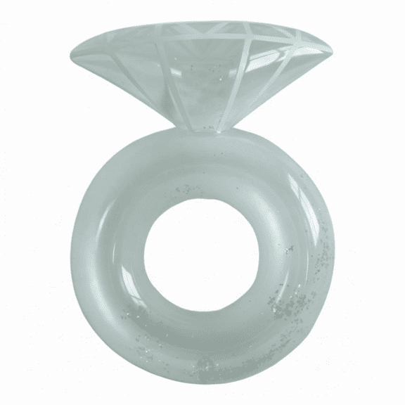 Deepigc Inflatable Pool Floats, Inflatable Pool Float Diamond Ring for Adults, Glitter Bachelorette Party Wedding Decorations Bridal Shower Gifts, Engagement Photo Prop