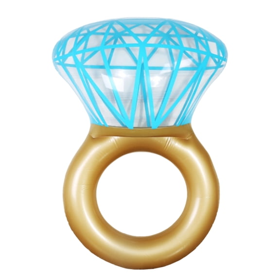 Deepigc Inflatable Pool Floats, Inflatable Pool Float Diamond Ring For Adults, Glitter Bachelorette Party Wedding Decorations Bridal Shower Gifts, Engagement Photo Prop