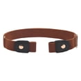 thumbnail image 1 of Yanyanz Belts for Women, Unbuttoned Elastic Belt for Men Women Unbuttoned Elastic Slim Belt for Jeans And Dresses, Fashion Belts Beige One Size, 1 of 3
