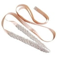thumbnail image 1 of Yanyanz Belts for Women, Wedding Bridal Belt Belt Bridesmaid Dress Sash for Women Accessories Dress Matching, Fashion Belts Pink One Size, 1 of 4