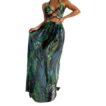 Yanyanz Bestselling Swimsuit, Women Piece Piece Cover Two Piece Print Swimsuit Monokini Swimsuits Two Piece , Tankini Swimsuits for Women, Modest Swimsuits for Women, Bathing Suit for Women AG L