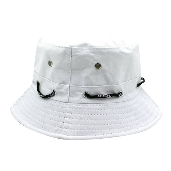 Yanyanz Bucket Hats for Men, Mens And Womens Fashion Casual Sun Go Out To Play Fisherman Hat Basin Hat, Hat White One Size