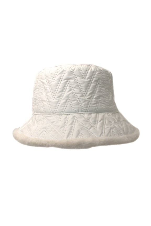 Bucket Hats for Women, Womens Solid Color Thickened Shiny Edge Winter Thermal Windproof Bucket Fisherman Hat for Women for Girls, Hat White M