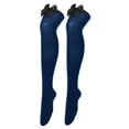 thumbnail image 1 of Yanyanz Compression Socks, Womens Long Socks Bowknot Pure Color Socks Thigh High Socks Over The Knee Socks Festival Christmas, Socks F One Size, 1 of 4