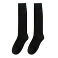 thumbnail image 1 of Yanyanz Compression Socks, Womens To Keep Warm Sock High The Knee Lightweight Cotton Socks, Socks Black One Size, 1 of 5