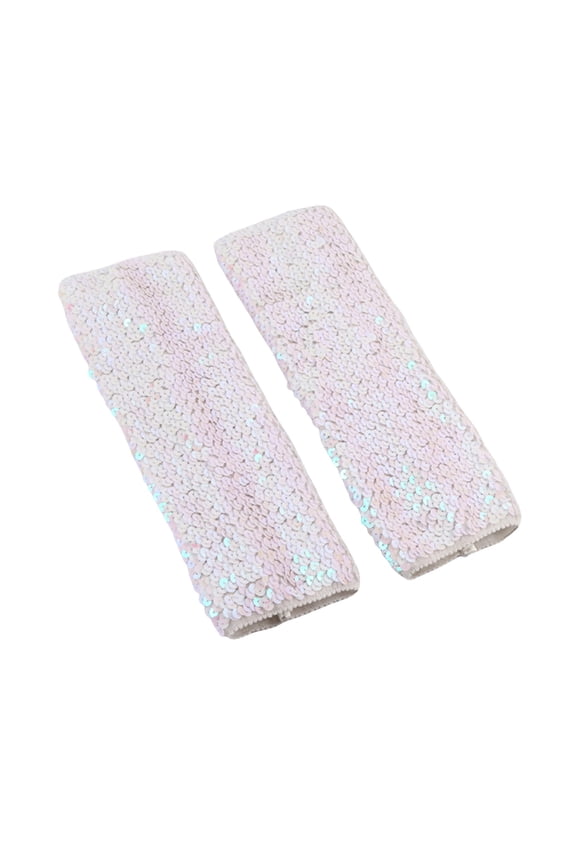 Gloves Mittens, Stylish Glitter Gloves Sequin Long Gloves Fingerless Elastic Gloves Glitter Carnival Costumes for Women And Girls, Gloves White One Size