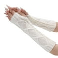 thumbnail image 1 of Yanyanz Gloves Mittens, Winter Gloves for Women Warm Glove Windproof Elastic Texting Black Gloves Thermal Gloves for Womens, Gloves White One Size, 1 of 6