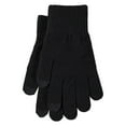 thumbnail image 1 of Yanyanz Gloves Mittens, Winter Knitted Solid Color Wool Thickened Brushed Five Finger Finger Cycling Warm Gloves, Gloves Black One Size, 1 of 3