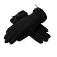 thumbnail image 1 of Yanyanz Gloves Mittens, Women's Autumn Winter Solid Color Plush Thick Insulation All Finger Cold Gloves, Gloves Black One Size, 1 of 3
