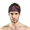 thumbnail image 1 of Yanyanz Handkerchiefs for Men, Running Headband Non Slip Workout Sweatbands Adjustable Sports Headbands Sweat Wicking Workout Headbands, Women's Handkerchiefs Red One Size, 1 of 3