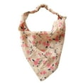 thumbnail image 1 of Yanyanz Handkerchiefs for Men, Floral Hair Head Kerchief Women Print Hair Scarf Hair Kerchief with Ties Head Scarf, Women's Handkerchiefs G One Size, 1 of 4
