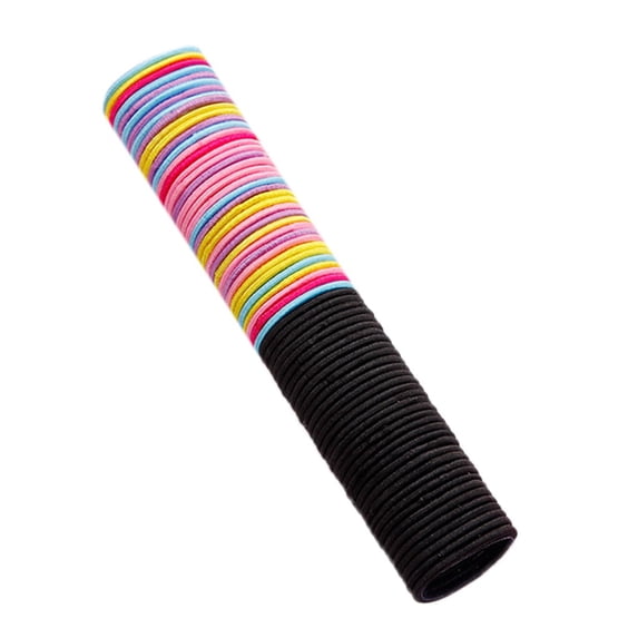 Yanyanz Handkerchiefs for Men, Girls 50 of 3 Cm Rubber Children Tie Hair Colorful Hair, Women's Handkerchiefs B One Size